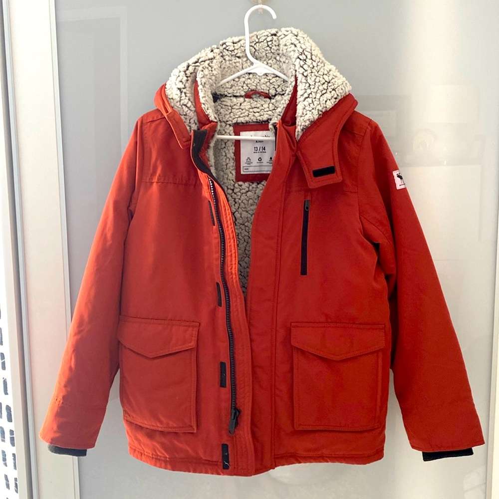 Winter heavy zip up jacket